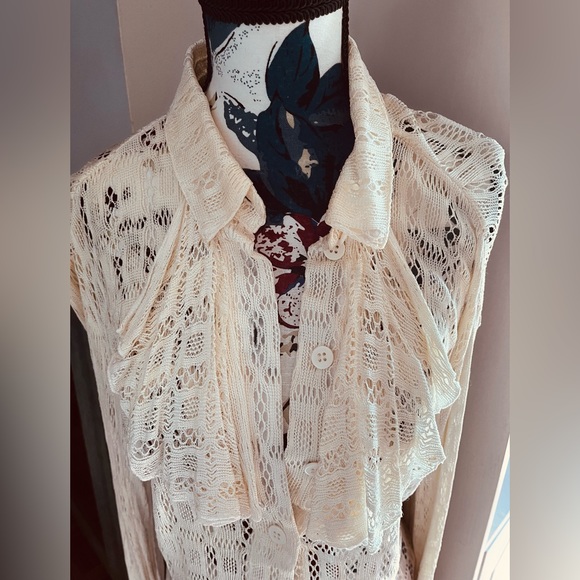 Vintage Le Château lace blouse - Picture 2 of 7